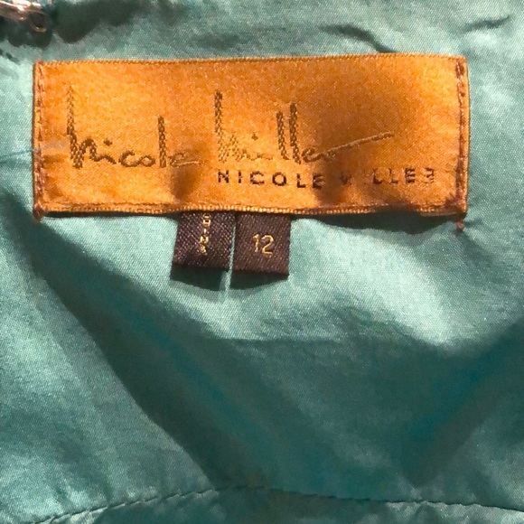 Teal Nicole Miller Dress - Picture 5 of 8